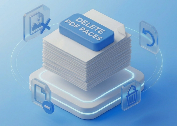 Delete PDF Pages Online Free Tool Interface